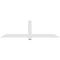Ekena Millwork Eugene Architectural Grade PVC Gable Bracket, 72"W x 21"H x 2"D x 4"F, 7/12 Pitch GBP072X21X0204EUG00 - alternate 2